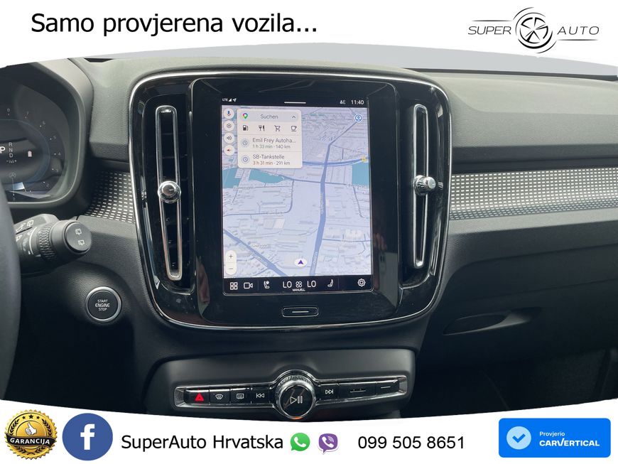 Volvo XC40 2.0 B3 163 KS Automatic LED+GR SJED+ACC