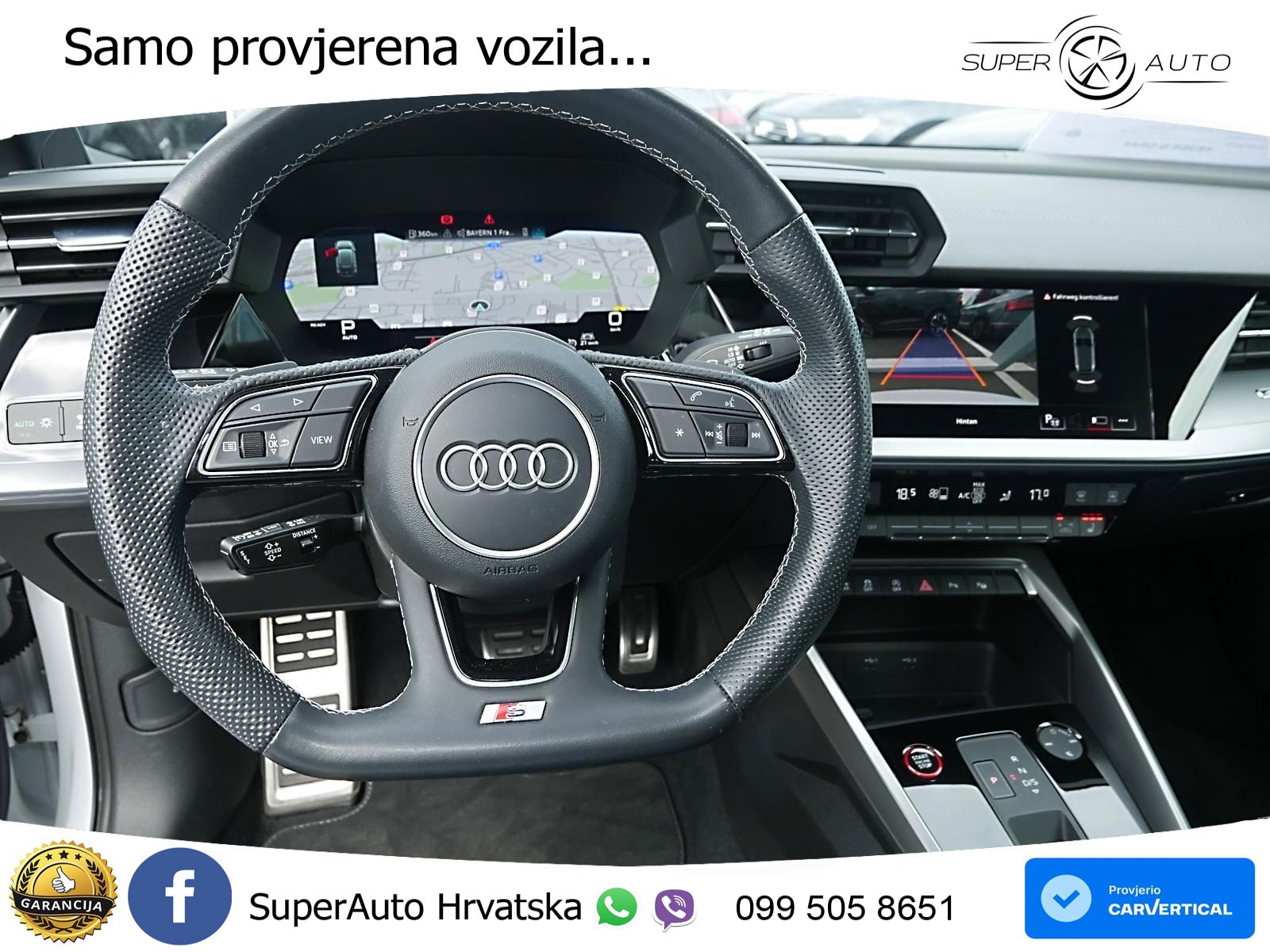 Audi S3 2.0 TFSI (310 KS) quattro S tronic MATRIX+GR SJED+KAM