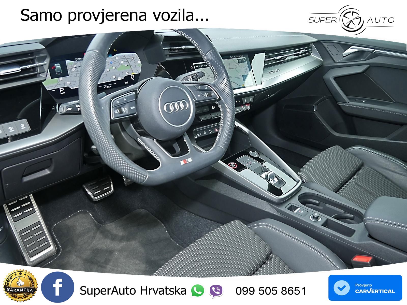 Audi S3 2.0 TFSI (310 KS) quattro S tronic MATRIX+GR SJED+KAM