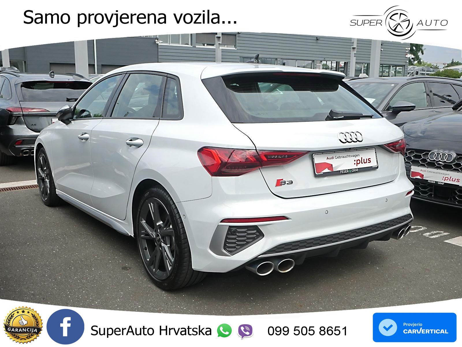 Audi S3 2.0 TFSI (310 KS) quattro S tronic MATRIX+GR SJED+KAM