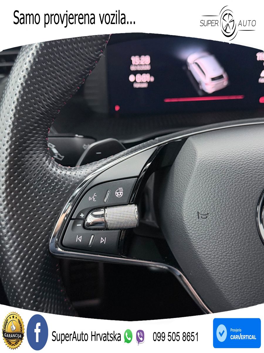 Škoda Octavia Combi RS 2.0 TDI (200 KS) 4x4 DSG LED+GR SJED+ACC