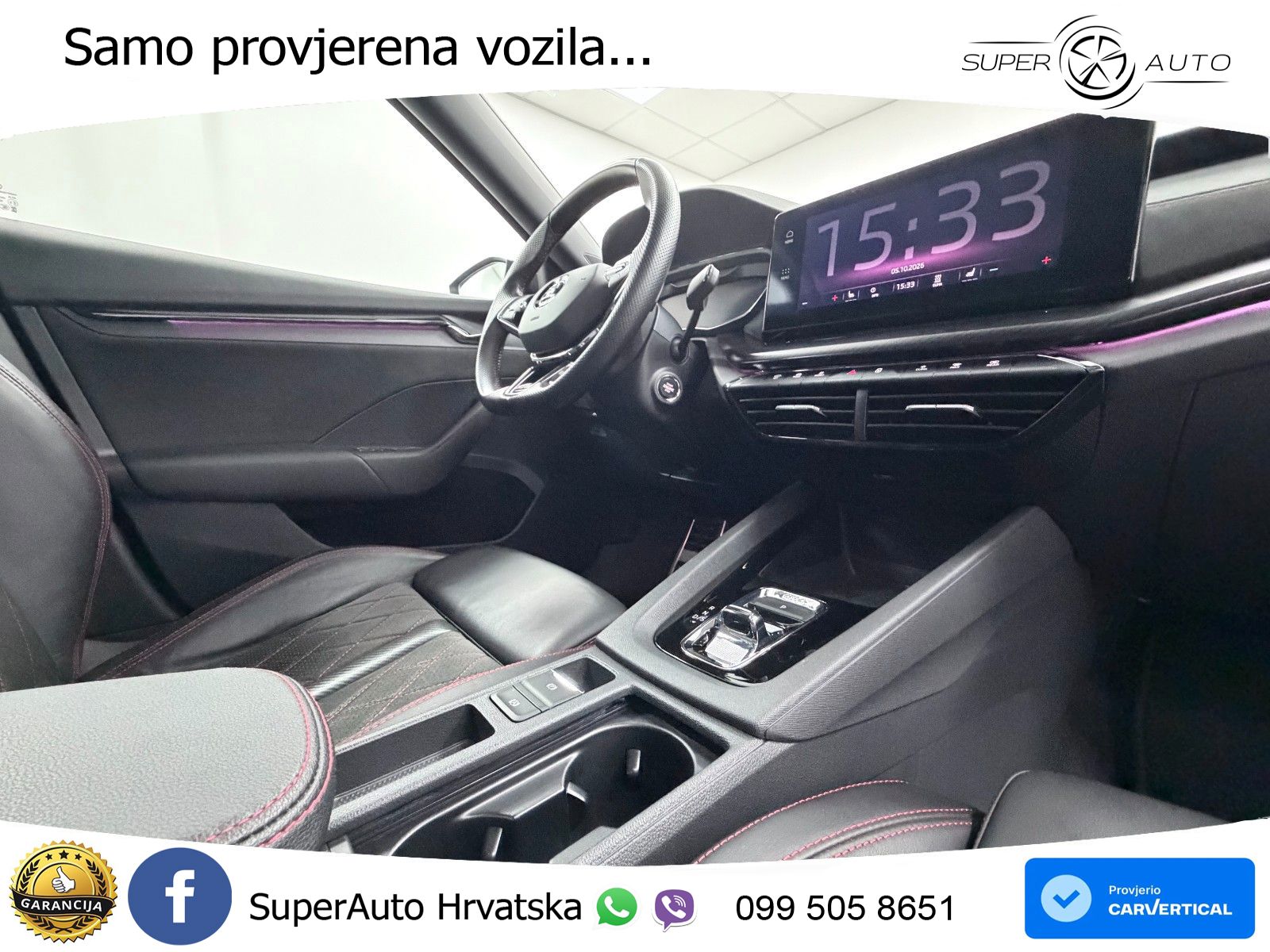 Škoda Octavia Combi RS 2.0 TDI (200 KS) 4x4 DSG LED+GR SJED+ACC