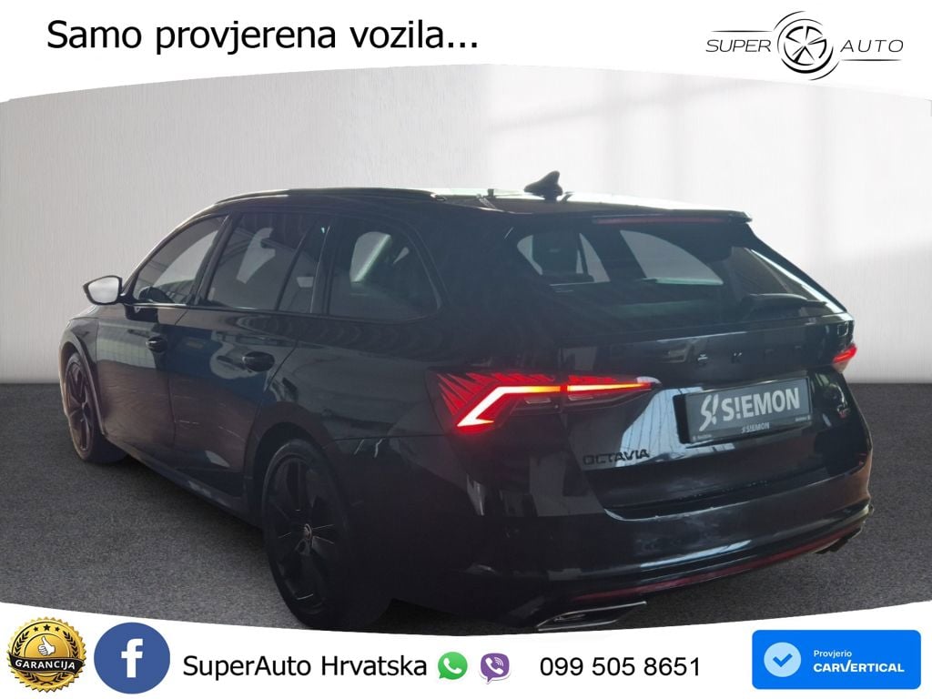 Škoda Octavia Combi RS 2.0 TDI (200 KS) DSG LED+GR SJED+ACC