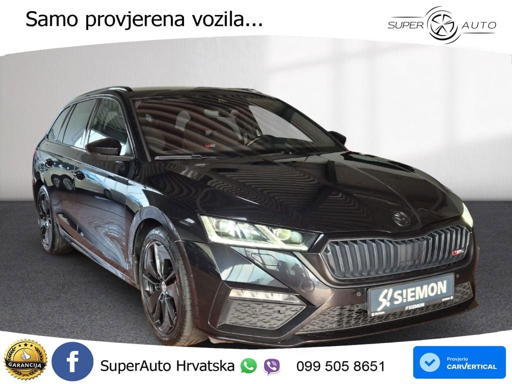 Škoda Octavia Combi RS 2.0 TDI (200 KS) DSG LED+GR SJED+ACC
