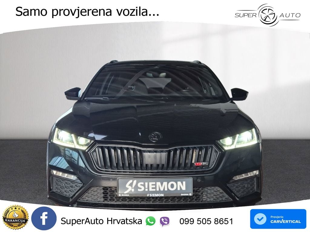 Škoda Octavia Combi RS 2.0 TDI (200 KS) DSG LED+GR SJED+ACC
