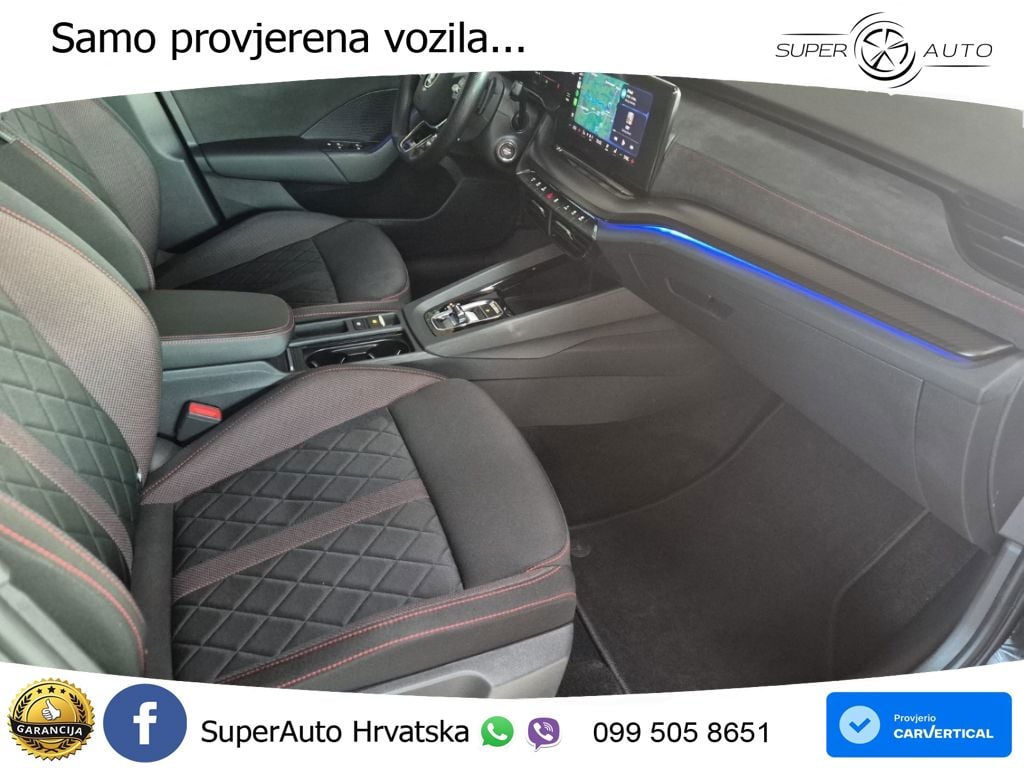 Škoda Octavia Combi RS 2.0 TDI (200 KS) DSG LED+GR SJED+ACC