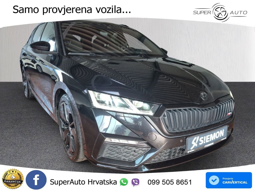 Škoda Octavia Combi RS 2.0 TDI (200 KS) DSG LED+GR SJED+ACC