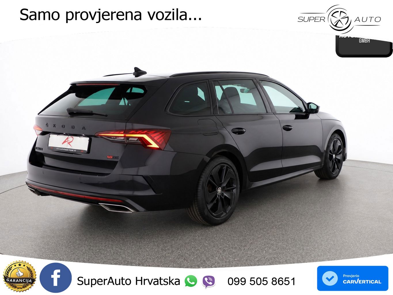 Škoda Octavia Combi RS 2.0 TDI (200 KS) DSG LED+GR SJED+ACC