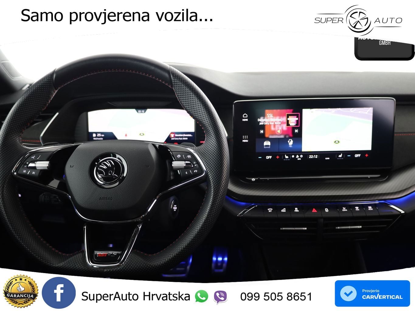Škoda Octavia Combi RS 2.0 TDI (200 KS) DSG LED+GR SJED+ACC