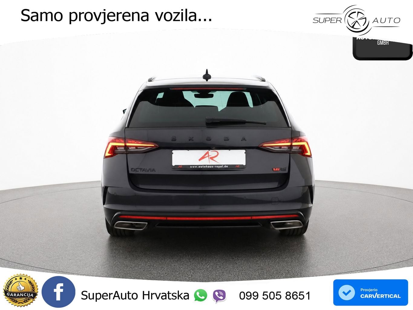 Škoda Octavia Combi RS 2.0 TDI (200 KS) DSG LED+GR SJED+ACC