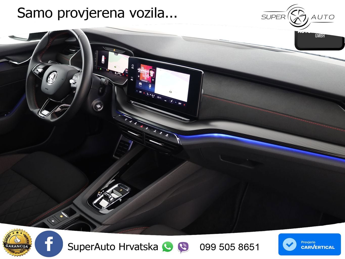 Škoda Octavia Combi RS 2.0 TDI (200 KS) DSG LED+GR SJED+ACC