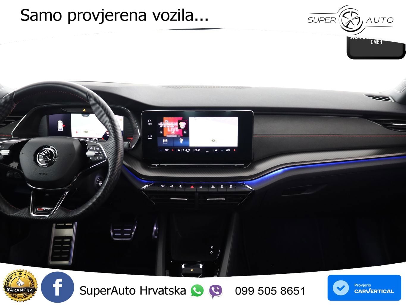 Škoda Octavia Combi RS 2.0 TDI (200 KS) DSG LED+GR SJED+ACC