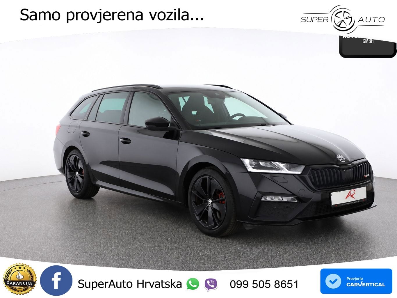 Škoda Octavia Combi RS 2.0 TDI (200 KS) DSG LED+GR SJED+ACC