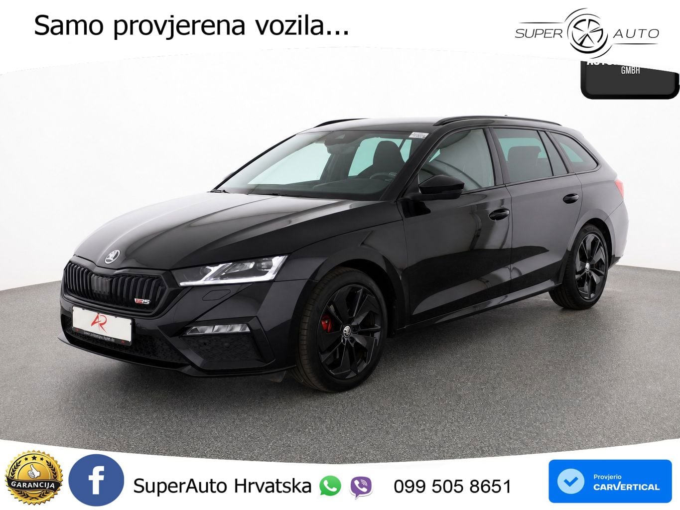 Škoda Octavia Combi RS 2.0 TDI (200 KS) DSG LED+GR SJED+ACC