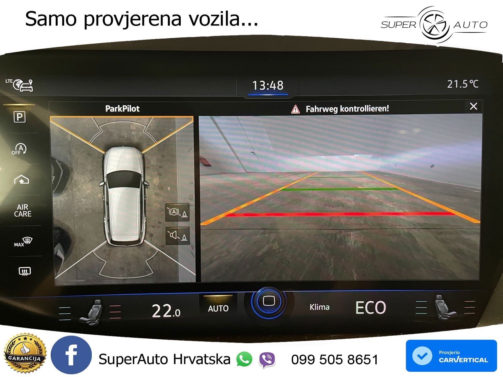 Volkswagen Touareg 3.0 V6 TDI (286 KS) 4MOTION Tiptronic R-Line ZRAČNI+ACC+GR SJED+KAM+PANO