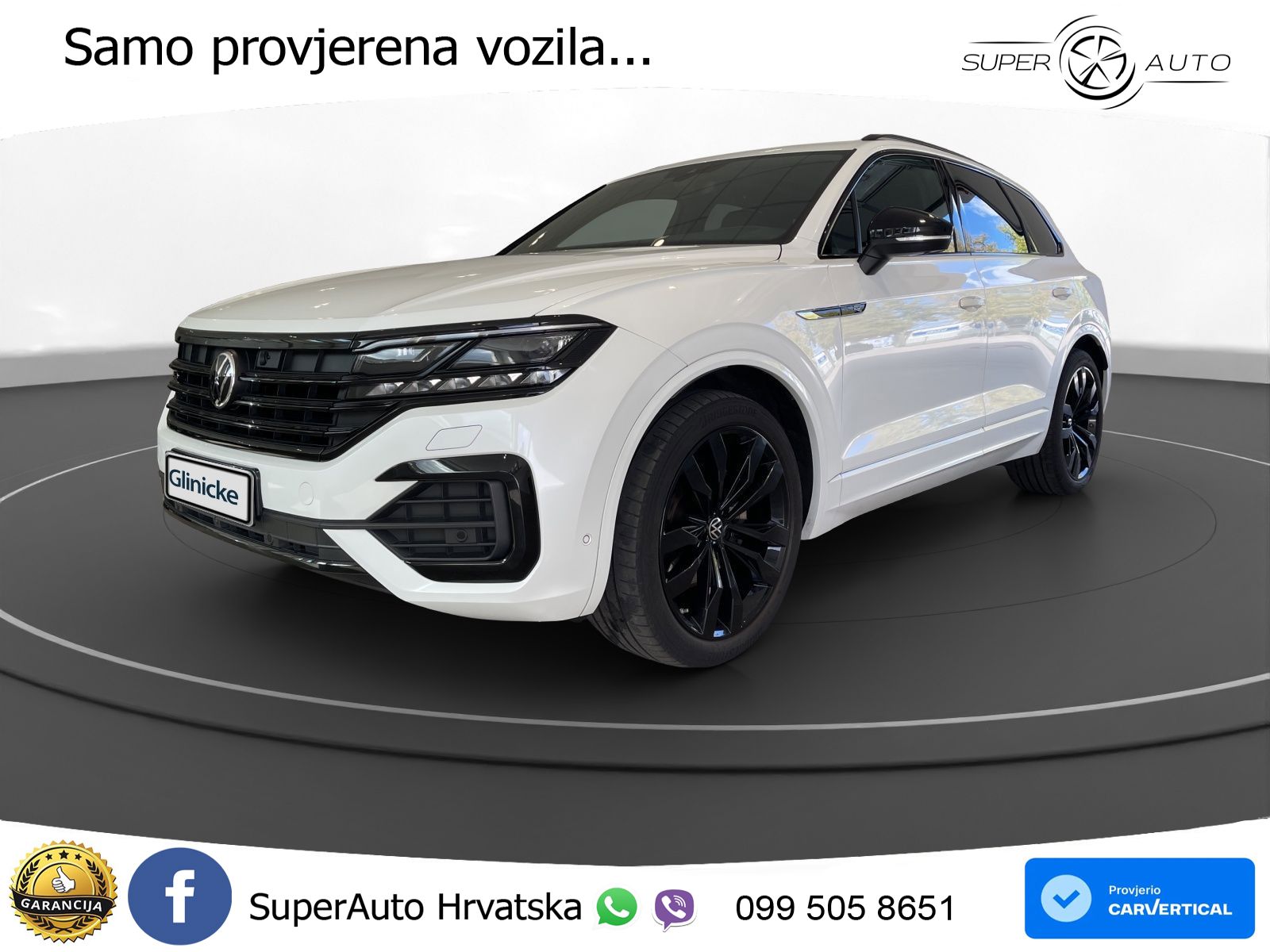 Volkswagen Touareg 3.0 V6 TDI (286 KS) 4MOTION Tiptronic R-Line ZRAČNI+ACC+GR SJED+KAM+PANO