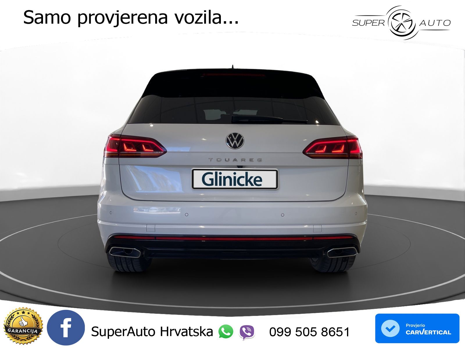 Volkswagen Touareg 3.0 V6 TDI (286 KS) 4MOTION Tiptronic R-Line ZRAČNI+ACC+GR SJED+KAM+PANO