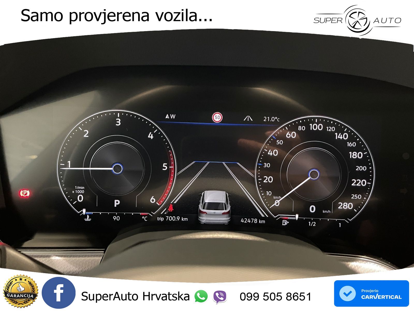 Volkswagen Touareg 3.0 V6 TDI (286 KS) 4MOTION Tiptronic R-Line ZRAČNI+ACC+GR SJED+KAM+PANO