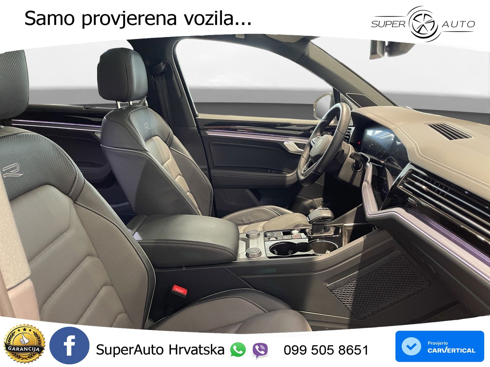 Volkswagen Touareg 3.0 V6 TDI (286 KS) 4MOTION Tiptronic R-Line ZRAČNI+ACC+GR SJED+KAM+PANO