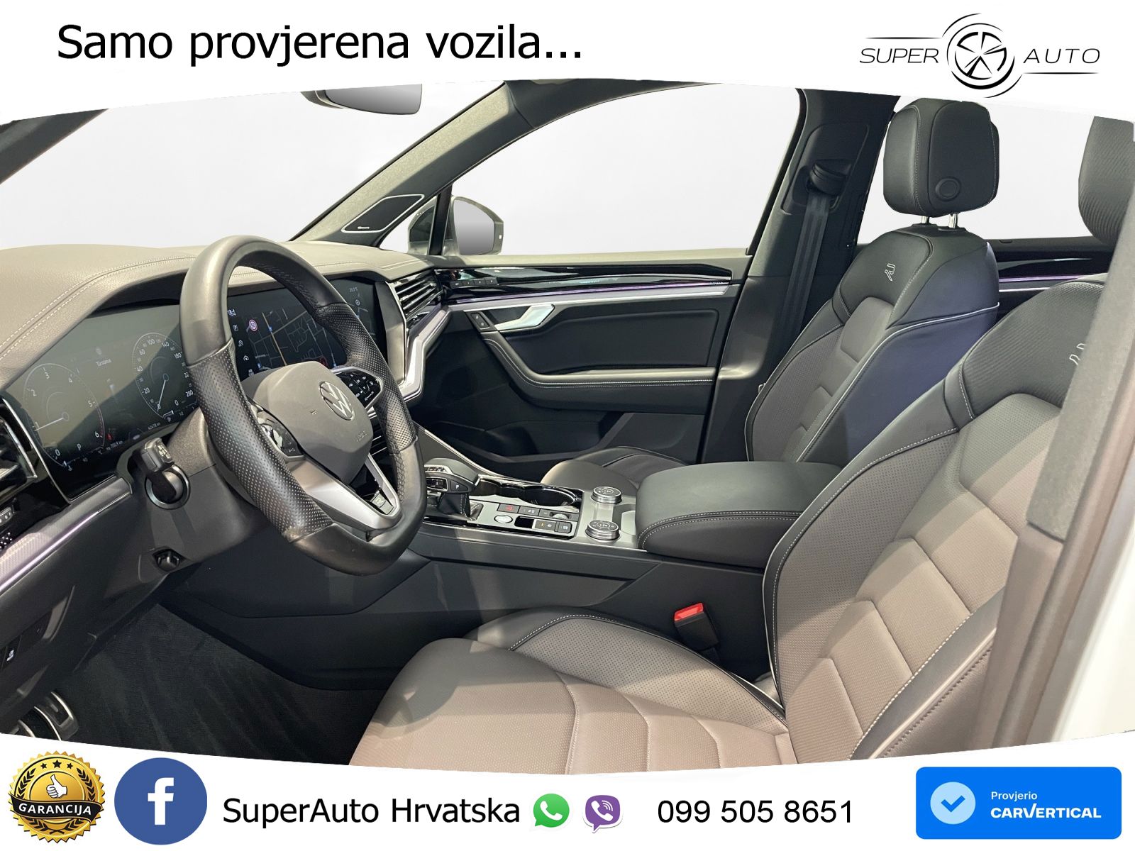 Volkswagen Touareg 3.0 V6 TDI (286 KS) 4MOTION Tiptronic R-Line ZRAČNI+ACC+GR SJED+KAM+PANO