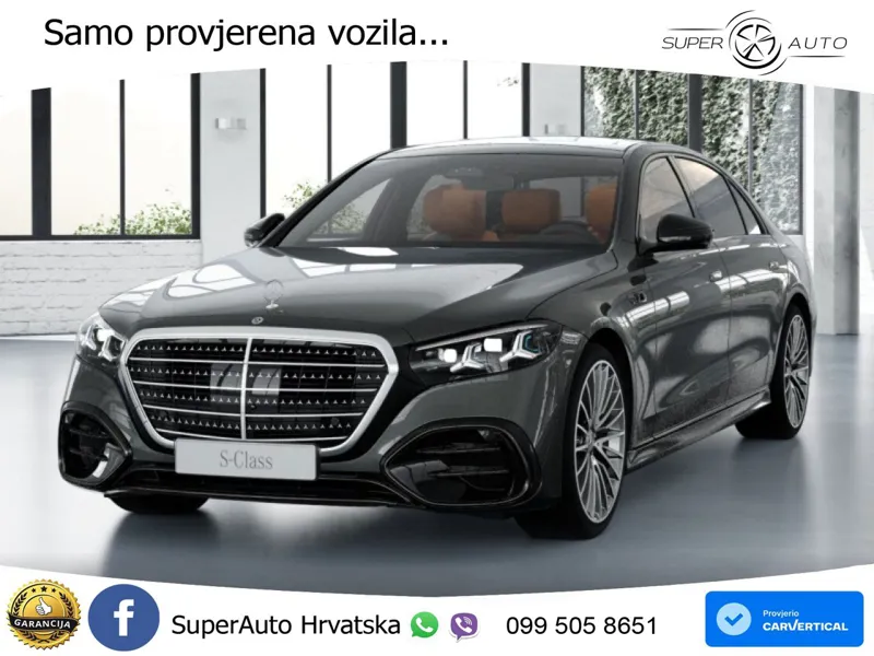 Mercedes S 450d (367 KS) EQ Boost 4MATIC 9G-TRONIC AMG ACC+HEAD+4xGR SJED+360+PANO