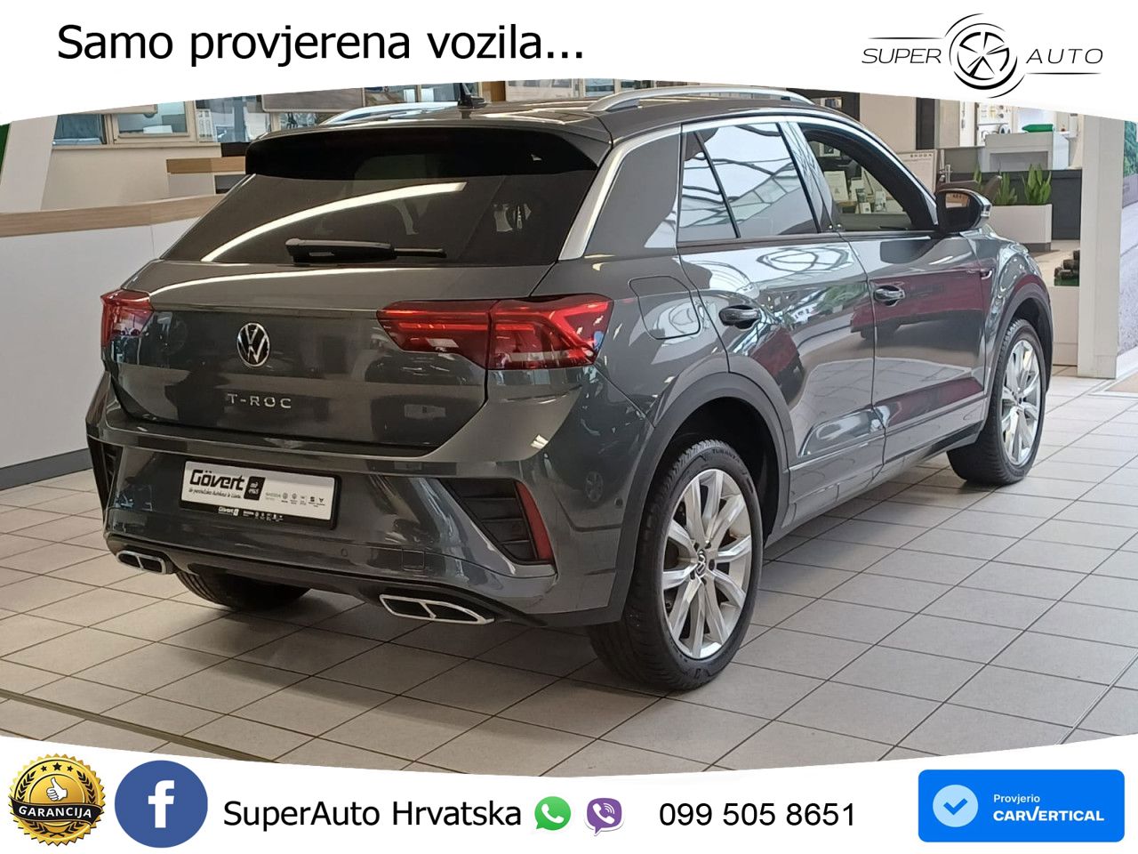 Volkswagen T-Roc 1.5 TSI (150 KS) DSG R-Line LED+GR SJED+ACC