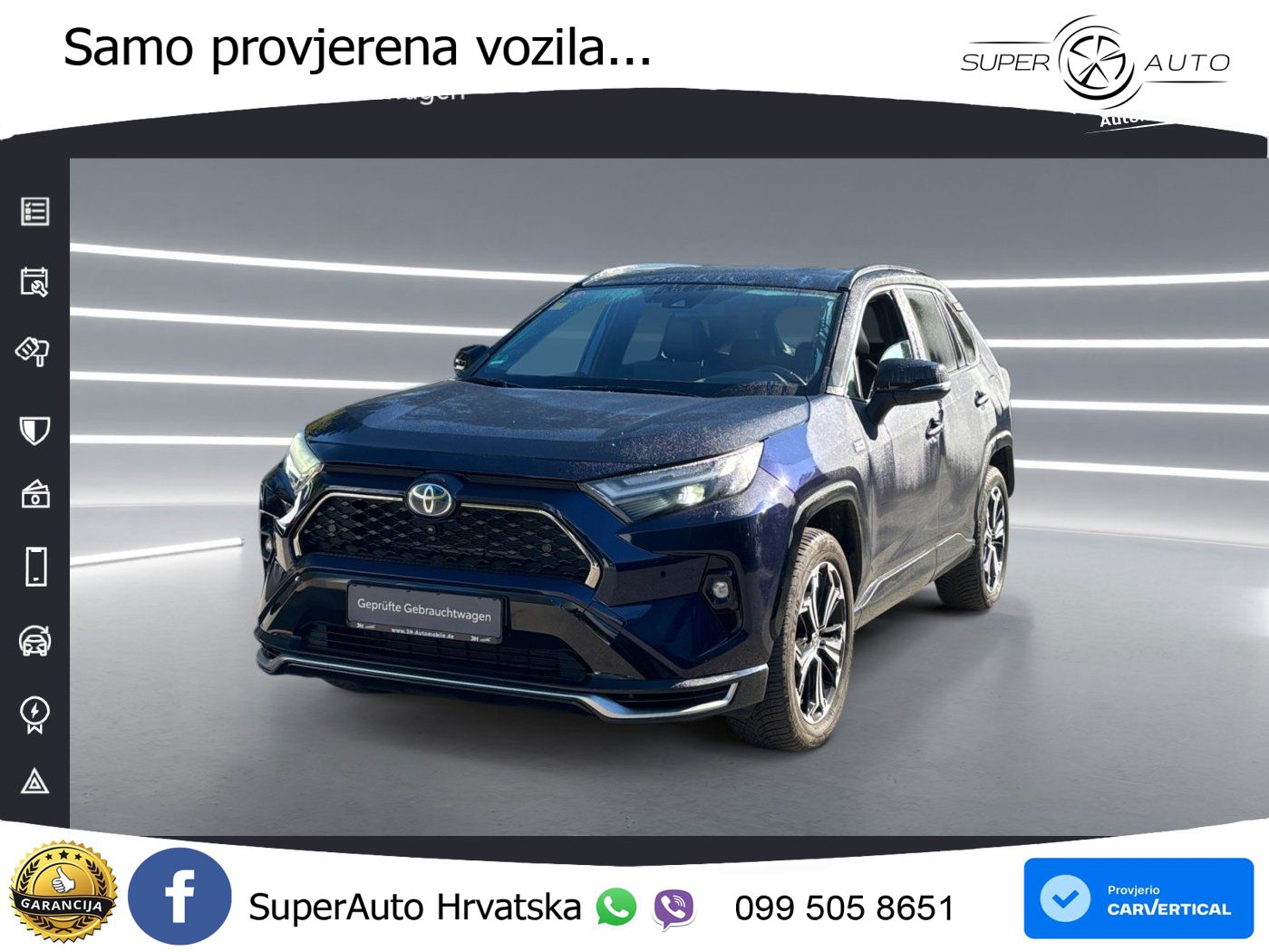 Toyota RAV4 2.5 D-4S (306 KS) Hybrid AWD-i e-CVT Style LED+GR SJED+ACC