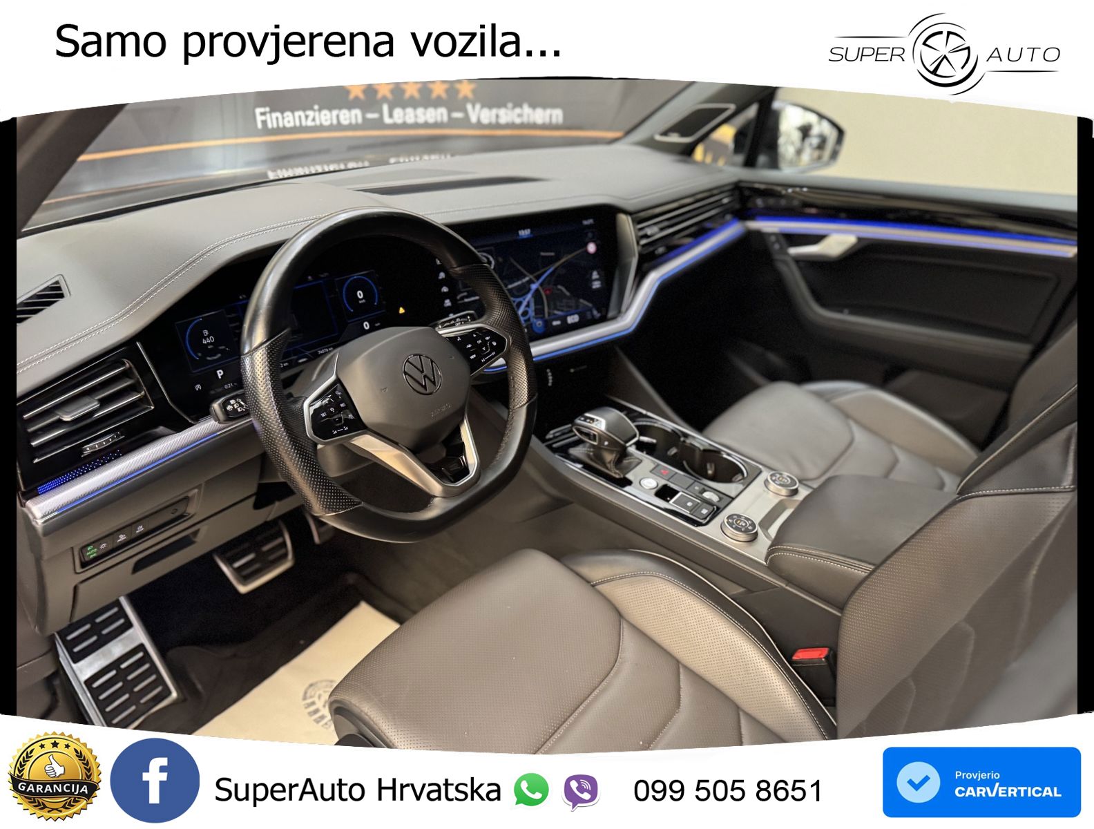 Volkswagen Touareg 3.0 V6 TDI (231 KS) 4MOTION Tiptronic R-Line ZRAČNI+ACC+GR SJED+KAM