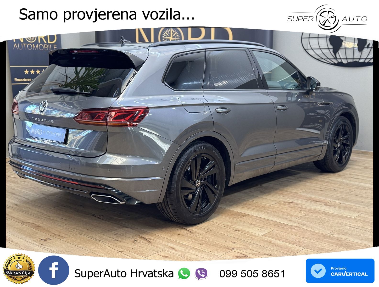 Volkswagen Touareg 3.0 V6 TDI (231 KS) 4MOTION Tiptronic R-Line ZRAČNI+ACC+GR SJED+KAM