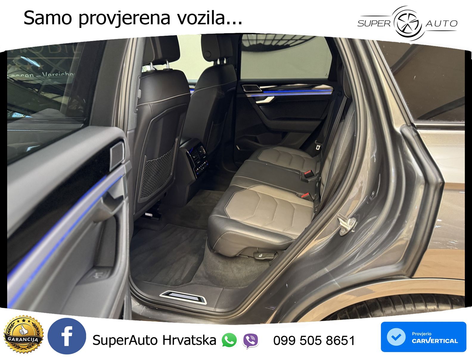 Volkswagen Touareg 3.0 V6 TDI (231 KS) 4MOTION Tiptronic R-Line ZRAČNI+ACC+GR SJED+KAM