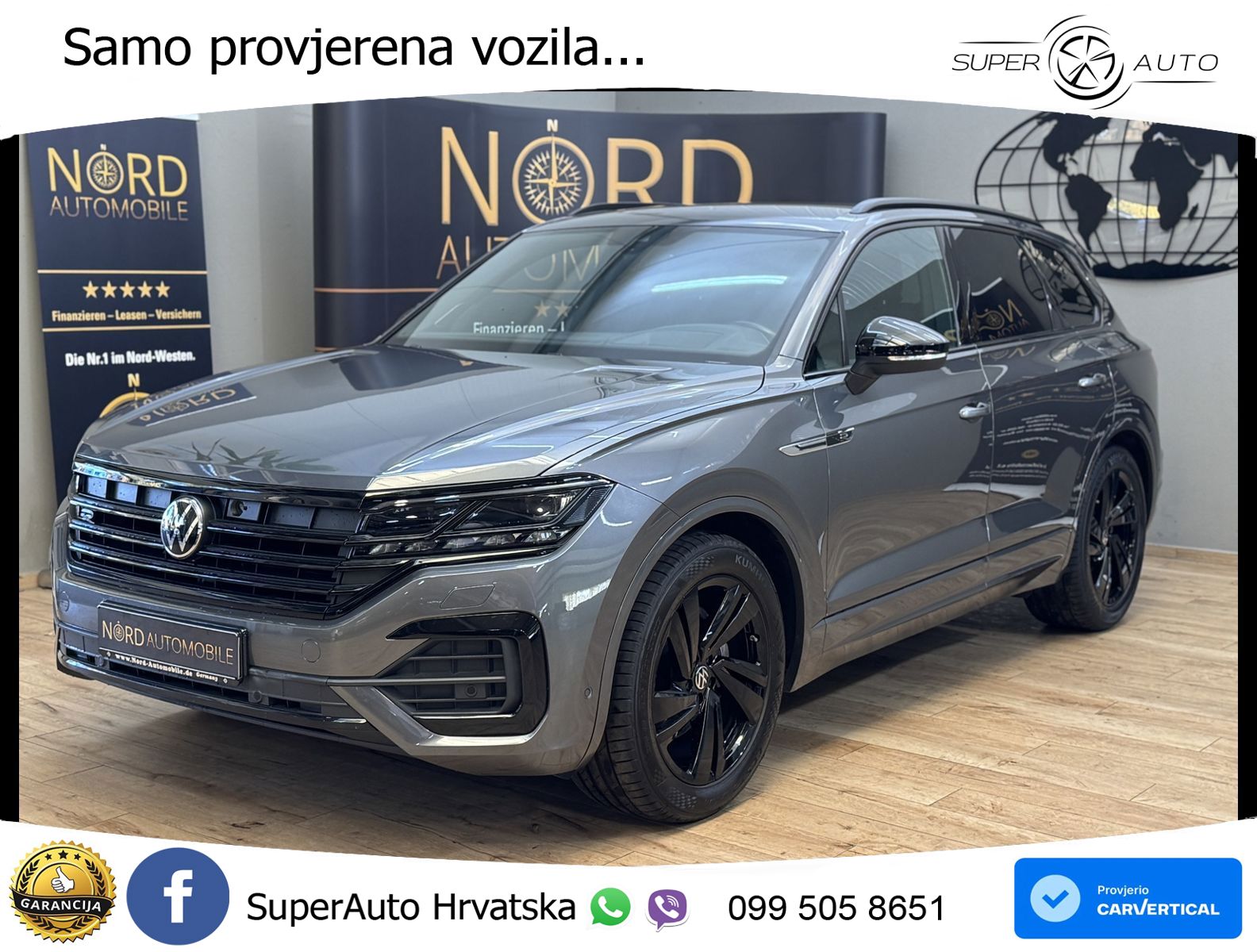 Volkswagen Touareg 3.0 V6 TDI (231 KS) 4MOTION Tiptronic R-Line ZRAČNI+ACC+GR SJED+KAM