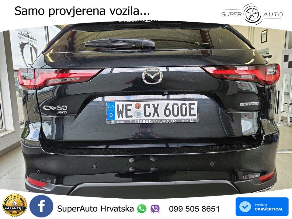 Mazda CX-60 2.5 e-Skyactiv (328 KS) AWD Automatic LED+ACC