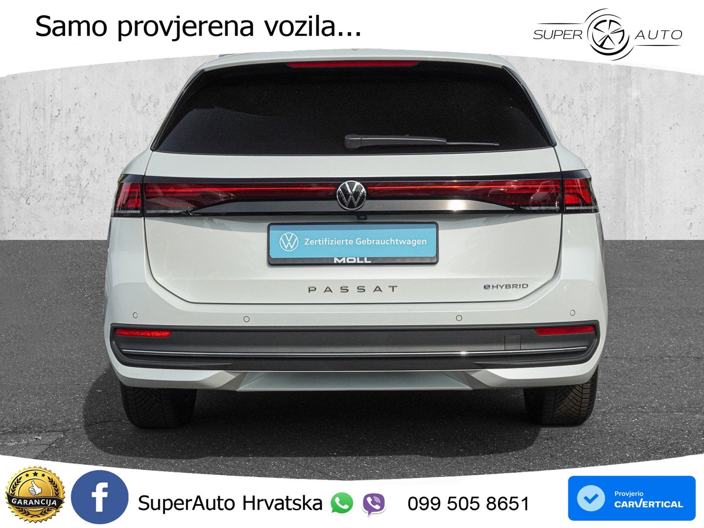Volkswagen Passat Variant 1.5 TSI (204 KS) eHybrid DSG Business LED+GR SJED+ACC