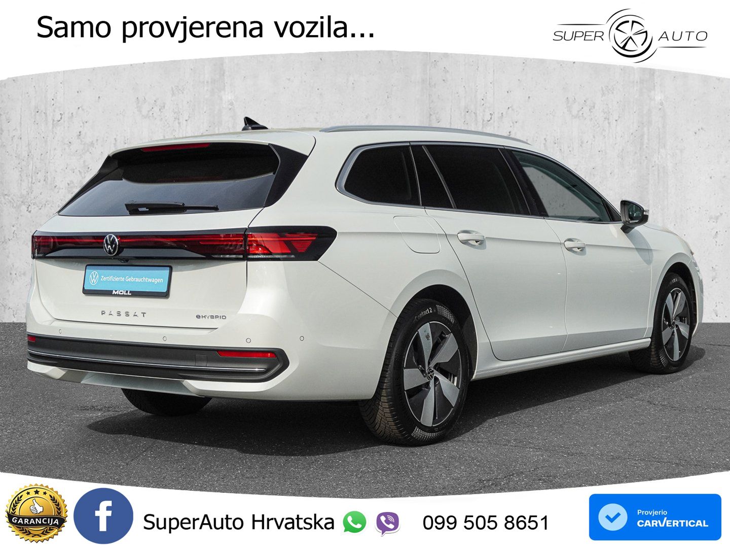 Volkswagen Passat Variant 1.5 TSI (204 KS) eHybrid DSG Business LED+GR SJED+ACC