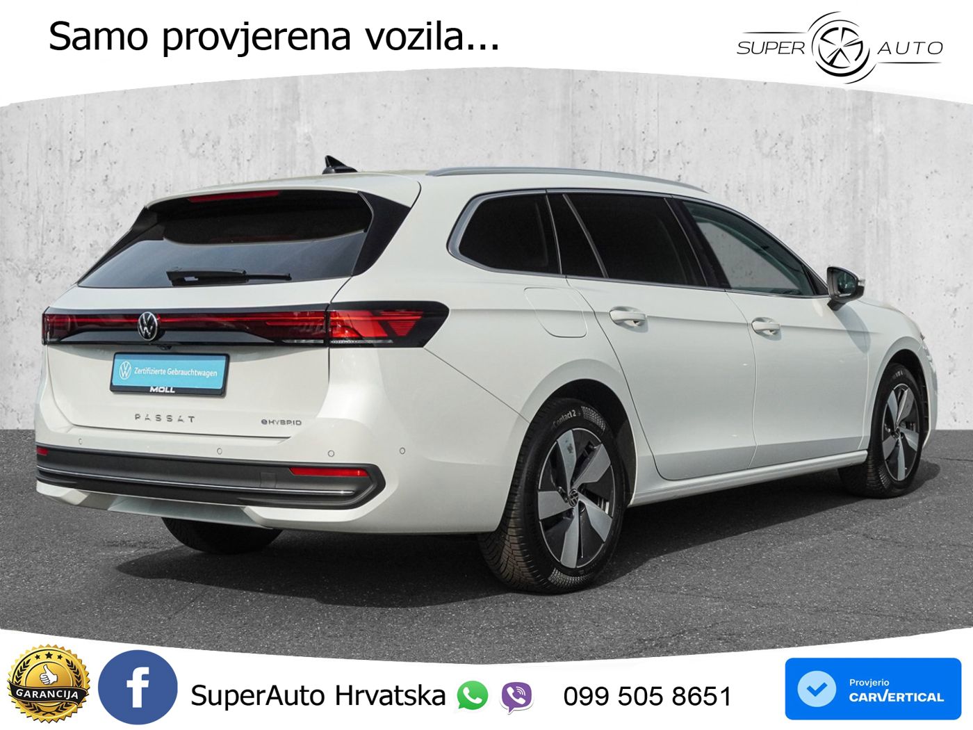 Volkswagen Passat Variant 1.5 TSI (204 KS) eHybrid DSG Business LED+GR SJED+ACC