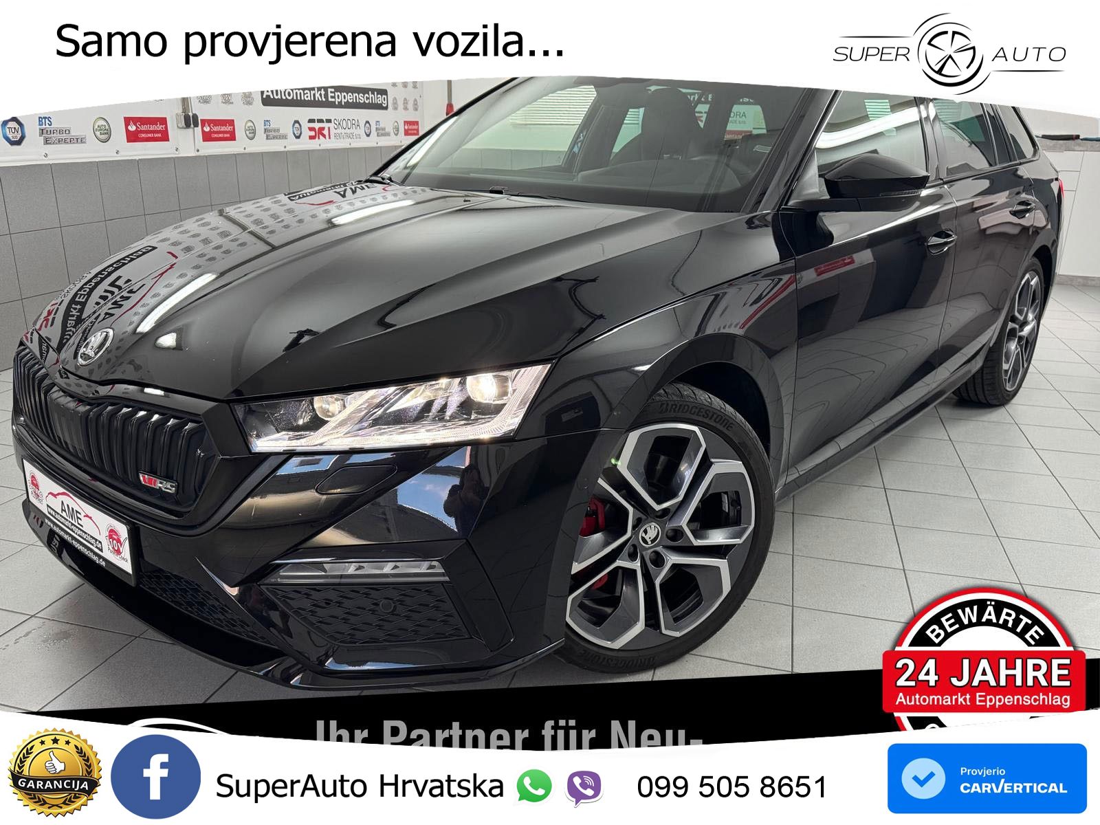 Škoda Octavia Combi RS 2.0 TSI (245 KS) DSG LED+GR SJED+ACC