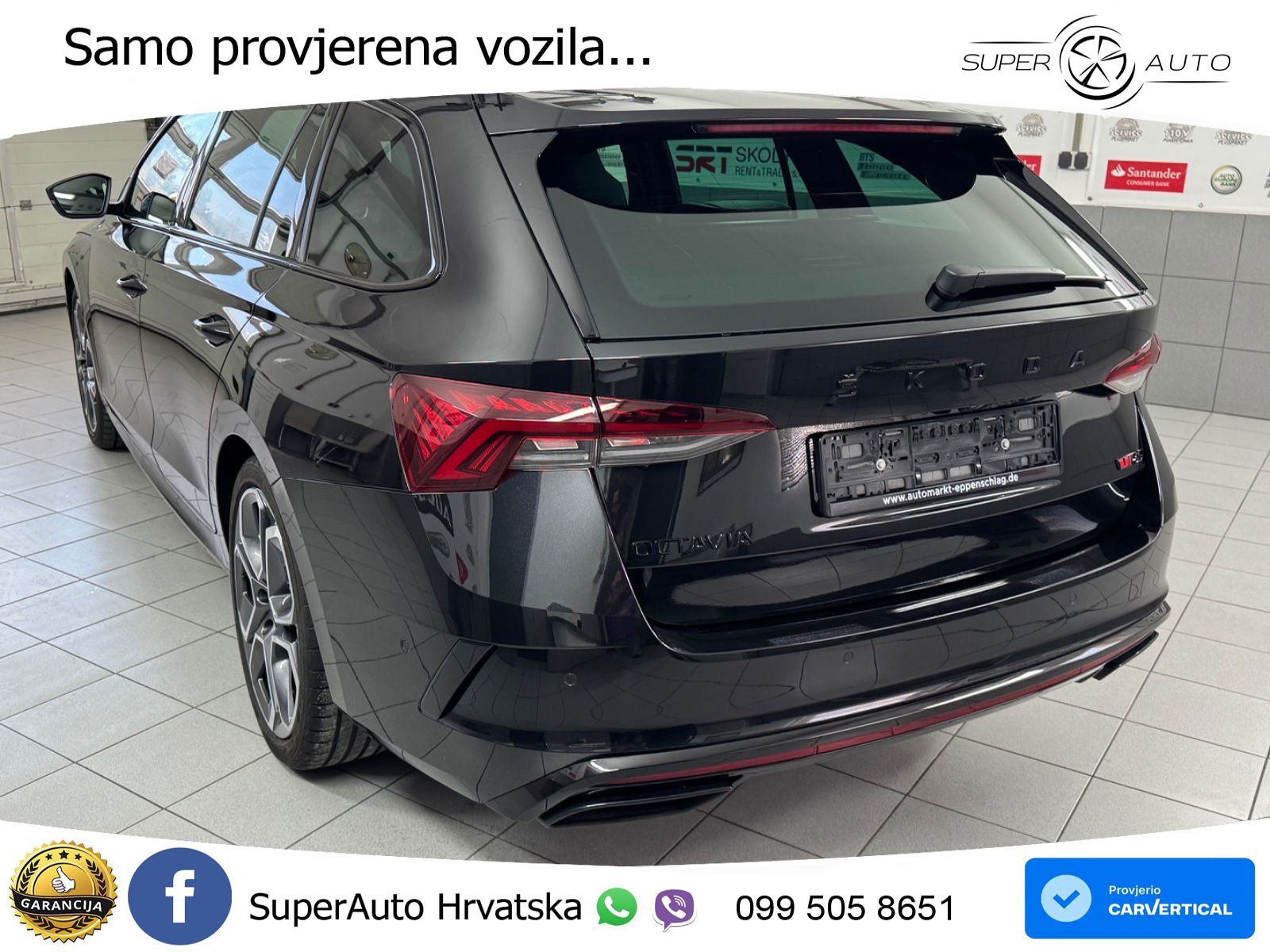 Škoda Octavia Combi RS 2.0 TSI (245 KS) DSG LED+GR SJED+ACC