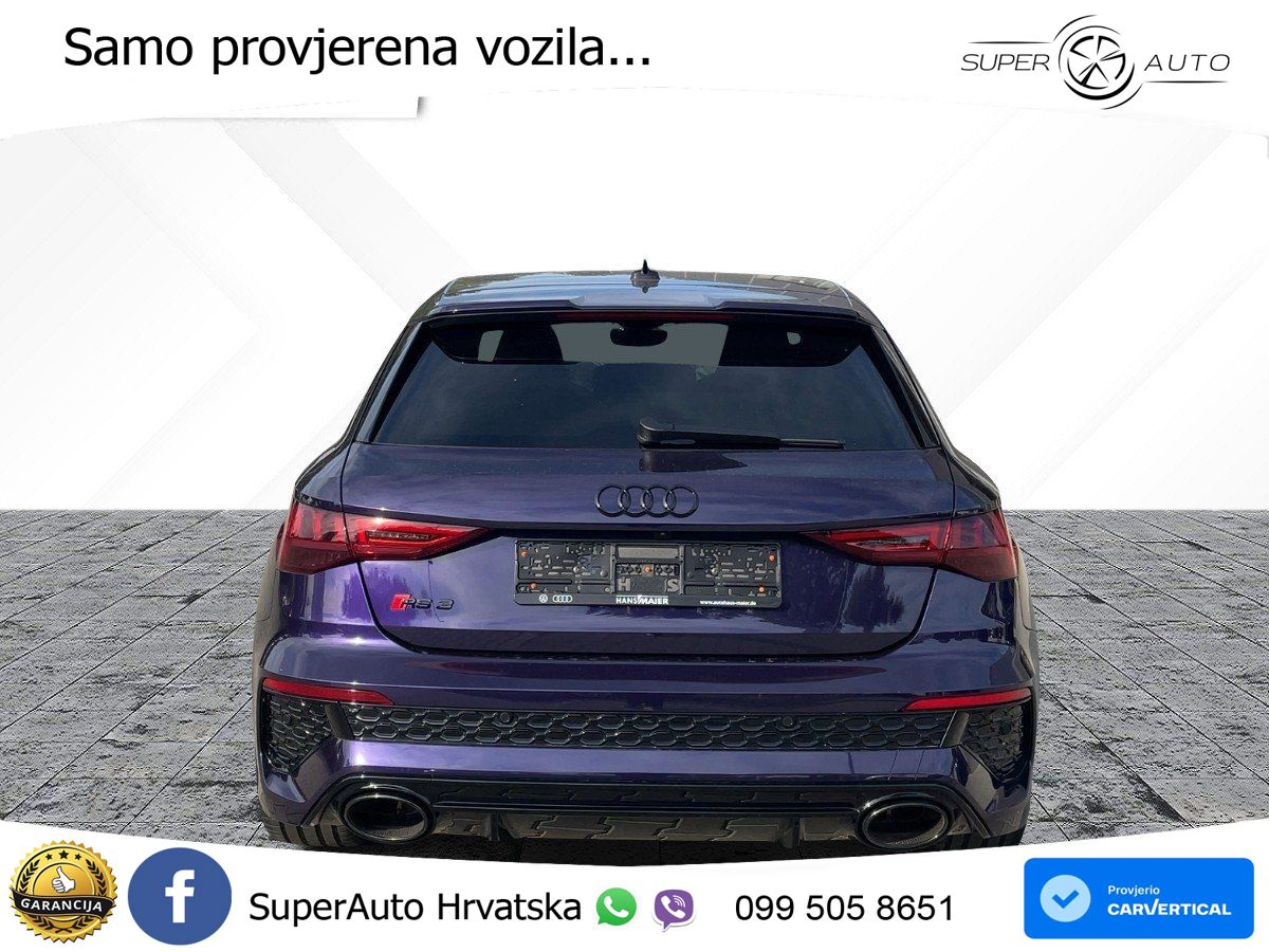 Audi RS3 Sedan 2.5 TFSI (400 KS) quattro S tronic LED+GR SJED+ACC