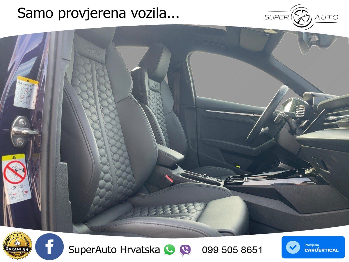 Audi RS3 Sedan 2.5 TFSI (400 KS) quattro S tronic LED+GR SJED+ACC