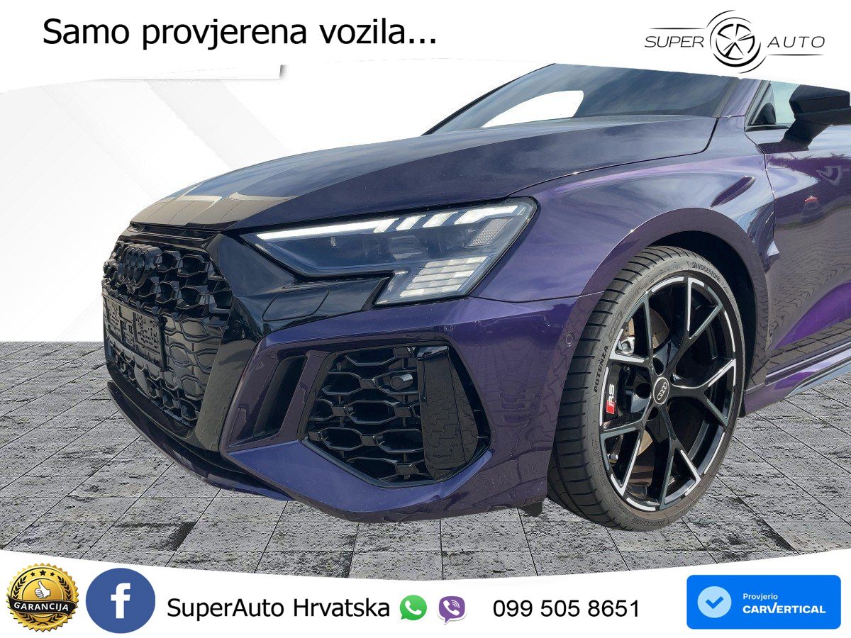 Audi RS3 Sedan 2.5 TFSI (400 KS) quattro S tronic LED+GR SJED+ACC