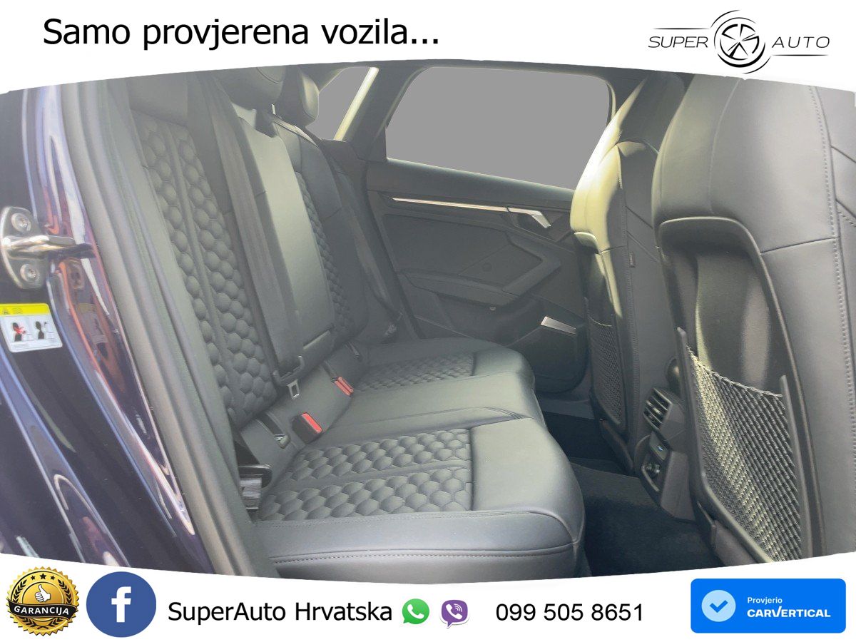 Audi RS3 Sedan 2.5 TFSI (400 KS) quattro S tronic LED+GR SJED+ACC