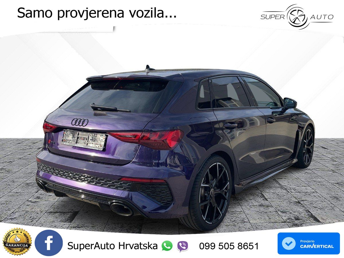 Audi RS3 Sedan 2.5 TFSI (400 KS) quattro S tronic LED+GR SJED+ACC
