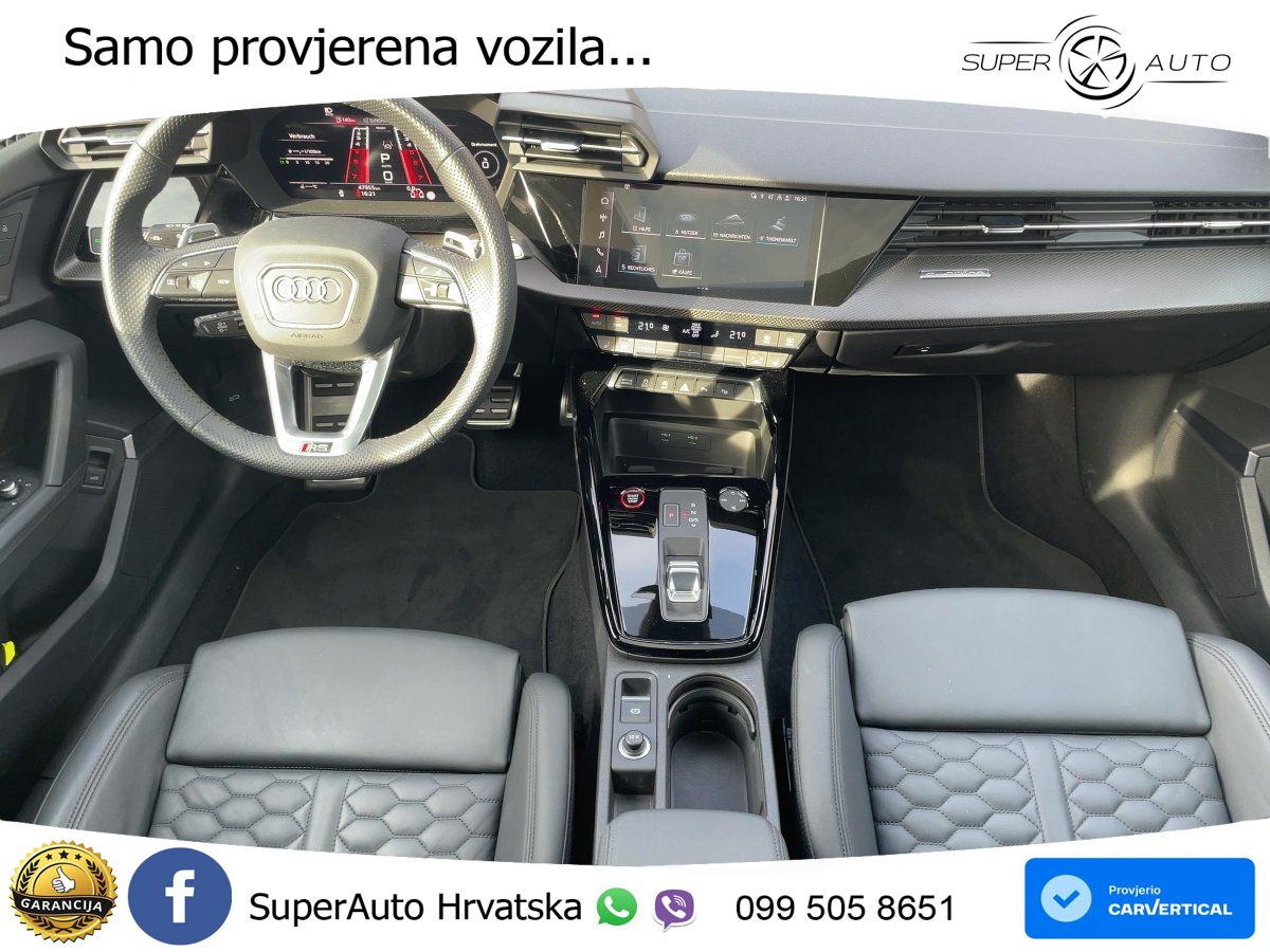Audi RS3 Sedan 2.5 TFSI (400 KS) quattro S tronic LED+GR SJED+ACC