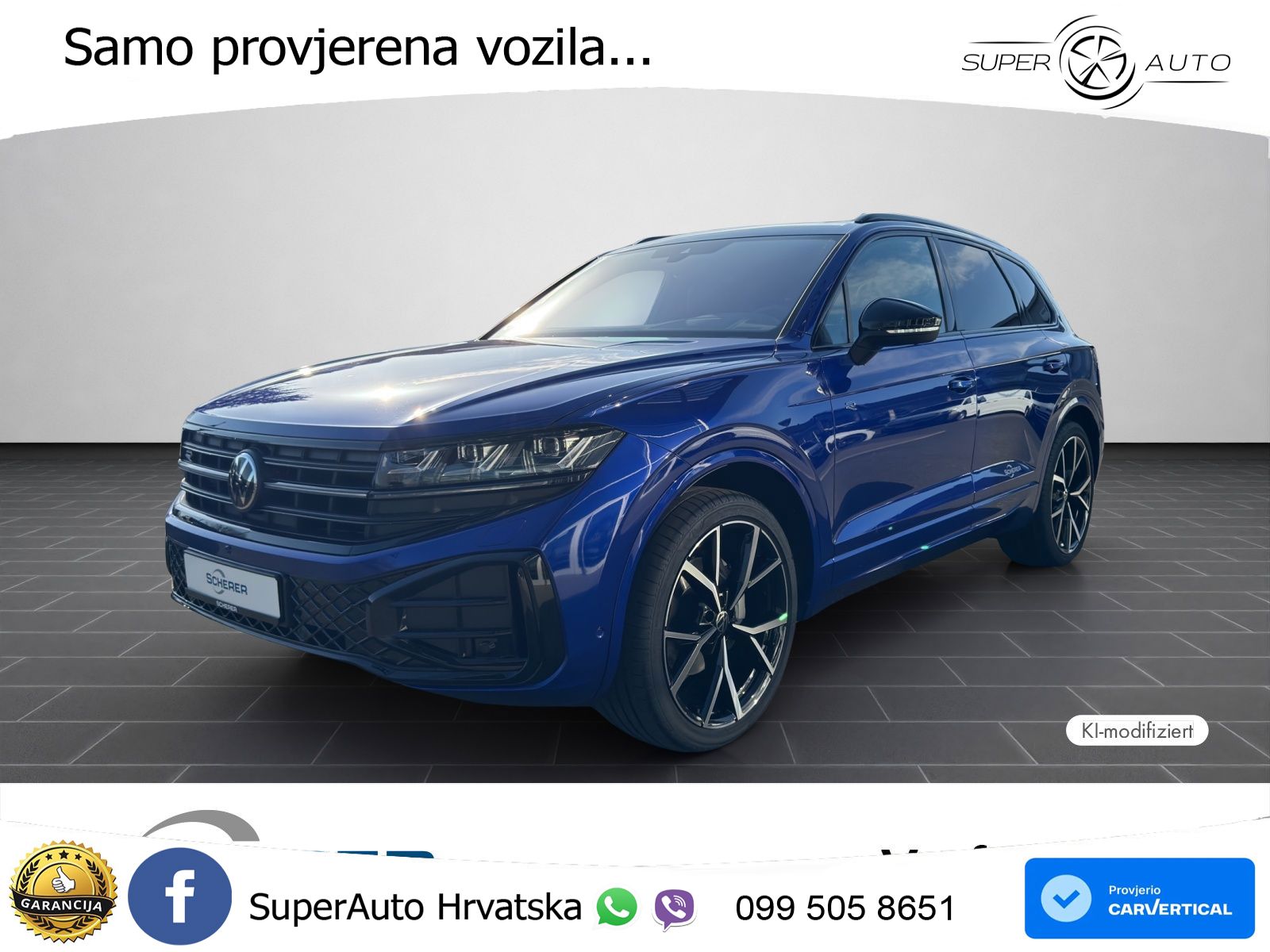 Volkswagen Touareg 3.0 V6 TDI (286 KS) 4MOTION Tiptronic ZRAČNI+ACC+GR SJED+KAM+PANO
