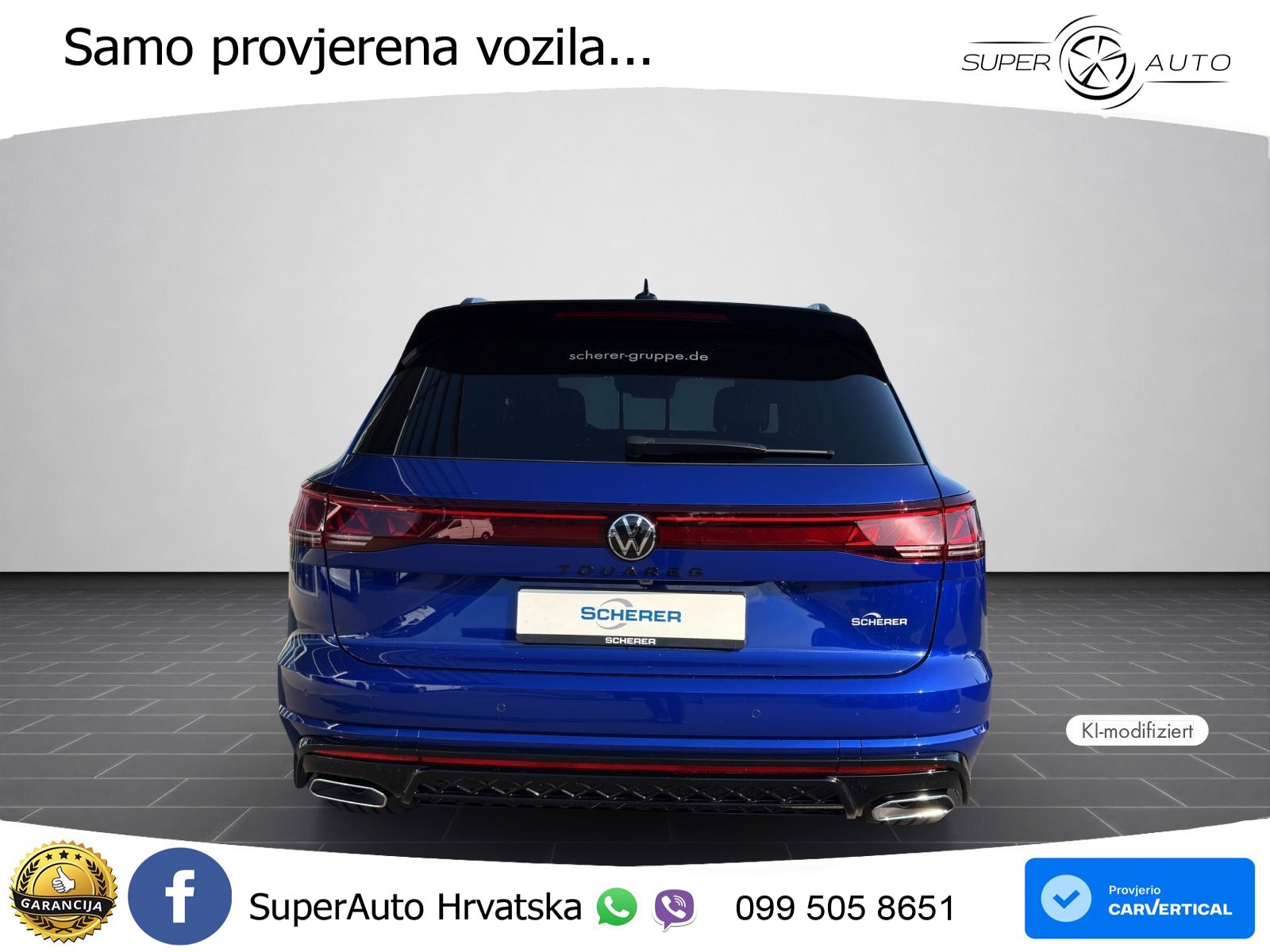 Volkswagen Touareg 3.0 V6 TDI (286 KS) 4MOTION Tiptronic ZRAČNI+ACC+GR SJED+KAM+PANO
