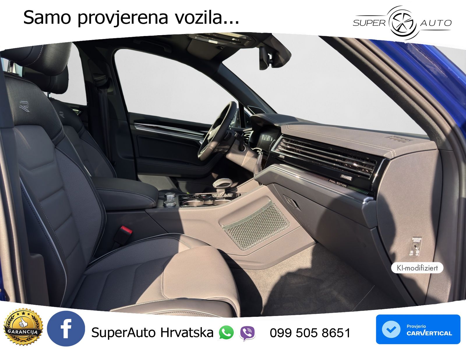Volkswagen Touareg 3.0 V6 TDI (286 KS) 4MOTION Tiptronic ZRAČNI+ACC+GR SJED+KAM+PANO