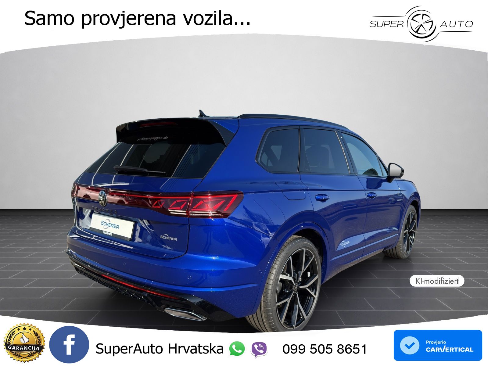 Volkswagen Touareg 3.0 V6 TDI (286 KS) 4MOTION Tiptronic ZRAČNI+ACC+GR SJED+KAM+PANO