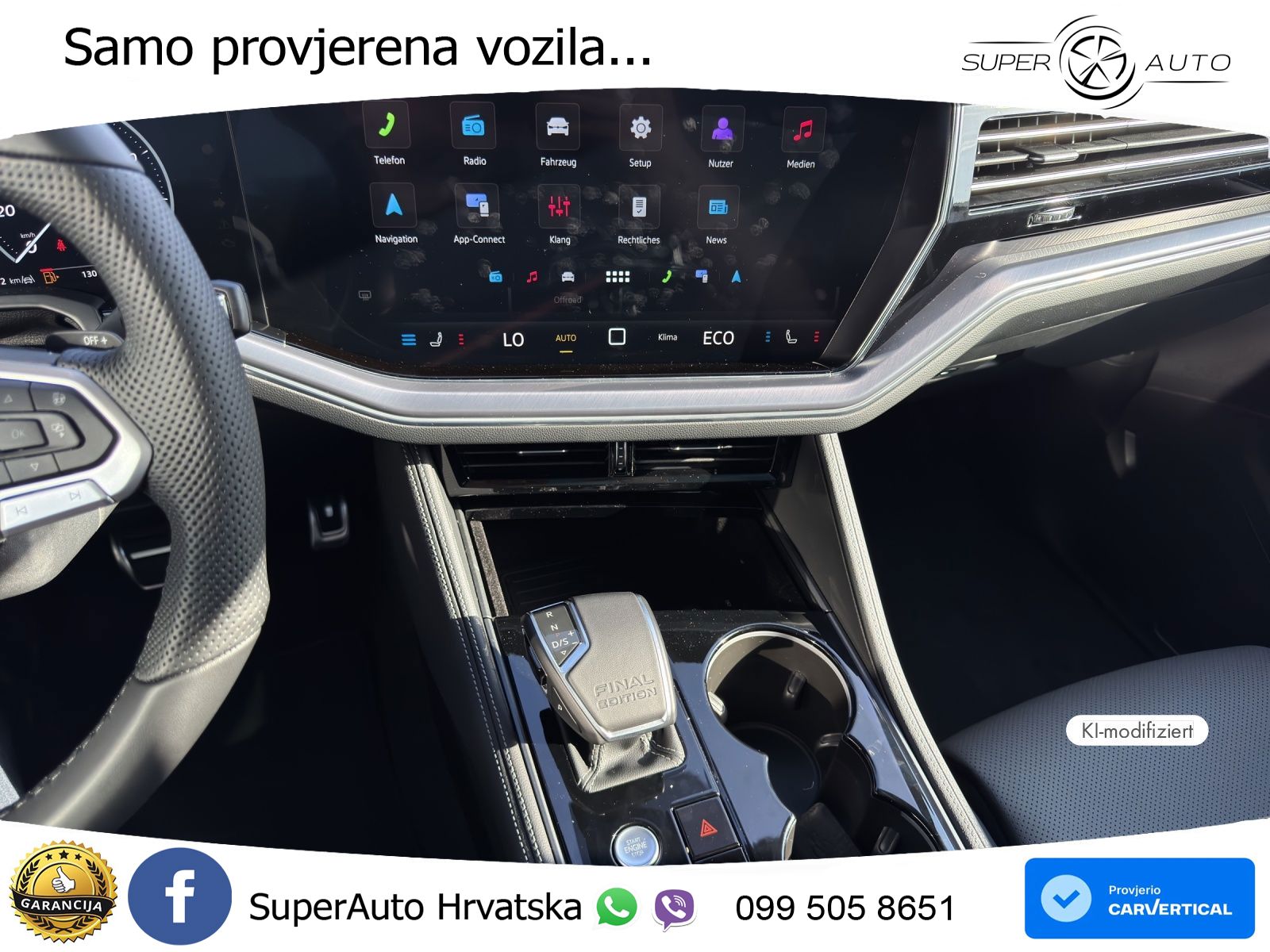 Volkswagen Touareg 3.0 V6 TDI (286 KS) 4MOTION Tiptronic ZRAČNI+ACC+GR SJED+KAM+PANO