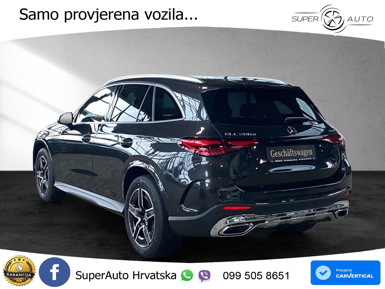 Mercedes GLC 200d (163 KS) 4MATIC 9G-TRONIC AMG LED+GR SJED+ACC