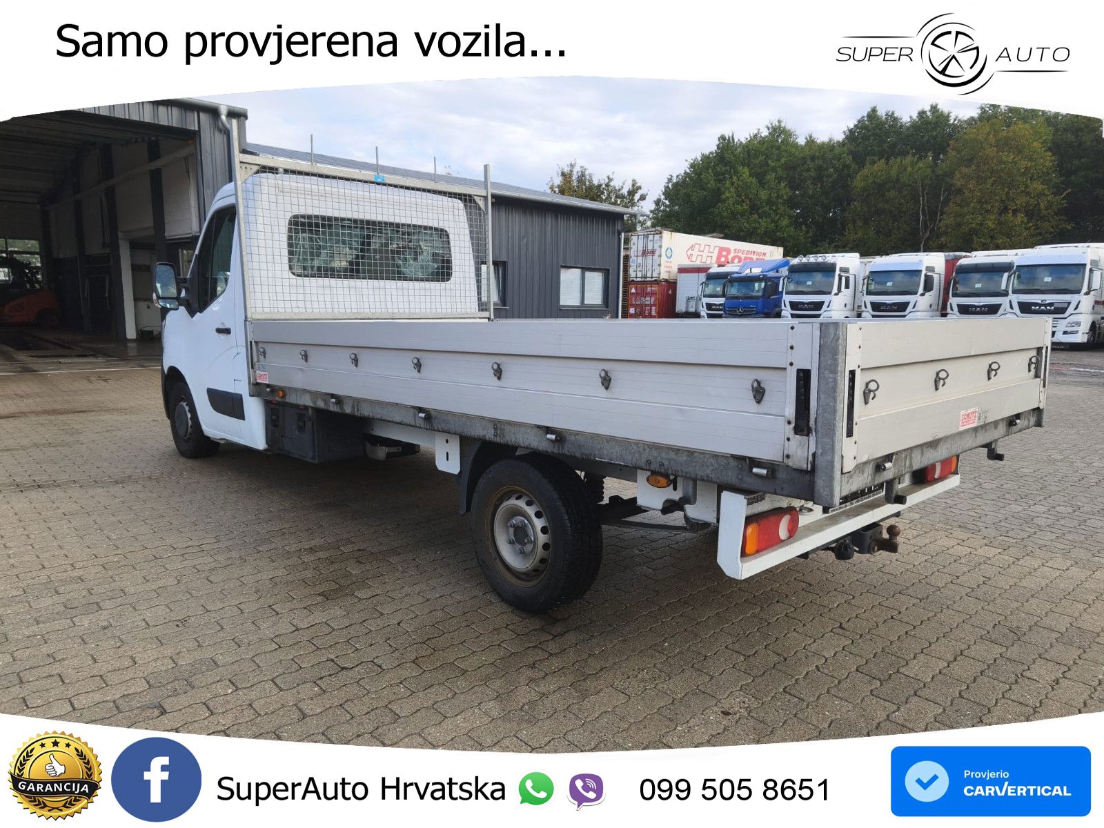 Renault Master Pritsche Esitzer Euro6 Klima 50tkm Tüv 136 KS